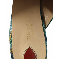 Gucci Sandales en Cuir en Bleu