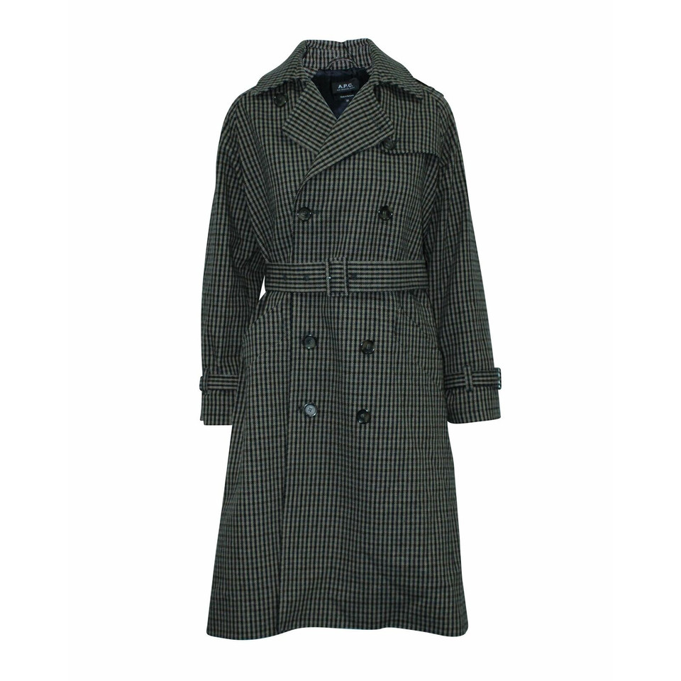 A.P.C. Jacket/Coat Wool in Brown