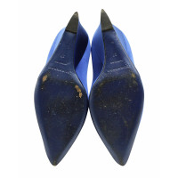 Burberry Sandalen aus Leder in Blau
