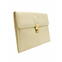Gianni Versace Clutch Bag Leather in Nude