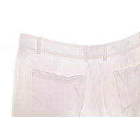 René Lezard Trousers Linen in White