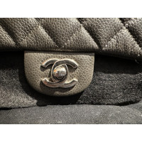 Chanel Classic Flap Bag Mini Square en Cuir en Gris