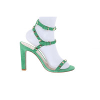 Hoss Intropia Pumps/Peeptoes Leather in Green