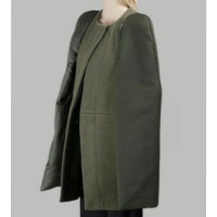 Rick Owens Veste/Manteau en Laine en Kaki