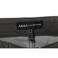 Arma Trousers Leather in Grey