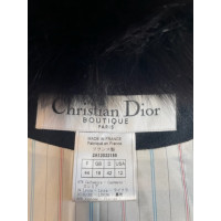 Christian Dior Jacke/Mantel aus Kaschmir in Schwarz