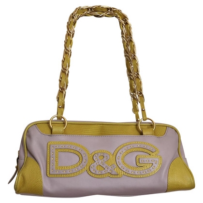 D&G Handbag Leather in Violet