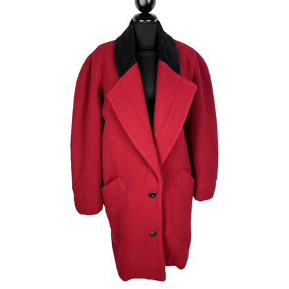 Byblos Giacca/Cappotto in Lana in Rosso