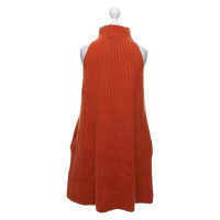 Stella McCartney Kleid aus Wolle in Orange
