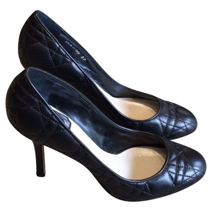 Christian Dior Chaussures compensées en Cuir en Noir