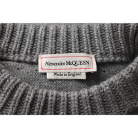 Alexander McQueen Top Cashmere in Grey