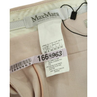 Max Mara Trousers Wool in Pink