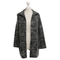 Marc Cain Knitted coat in gray