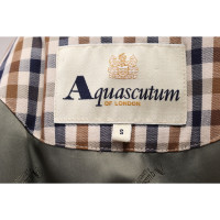 Aquascutum Jacket/Coat Cotton in Khaki