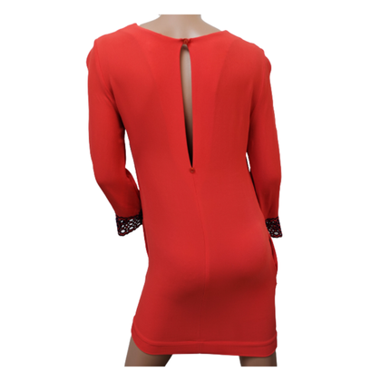 Sandro Dress Viscose in Red