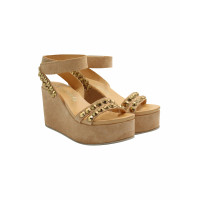Pedro Garcia Wedges Leather in Nude
