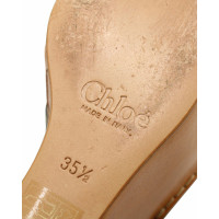 Chloé Wedges aus Leder in Braun