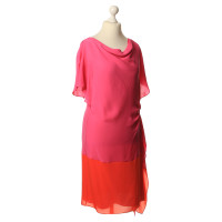 Rena Lange Zweifarbiges Kleid aus Seide