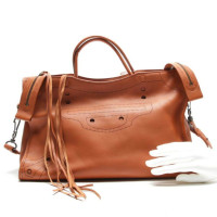 Balenciaga Handtasche aus Leder in Braun