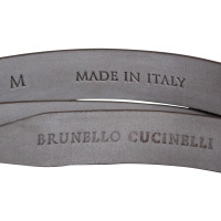 Brunello Cucinelli Cintura con finitura in pelliccia