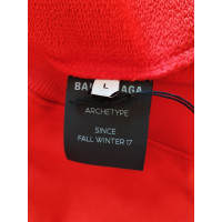 Balenciaga Giacca/Cappotto in Cotone in Rosso