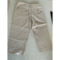 Burberry Trousers Cotton in Beige