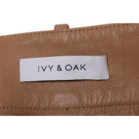 Ivy & Oak Trousers Leather in Beige