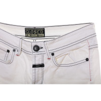 Closed Trousers Cotton in White