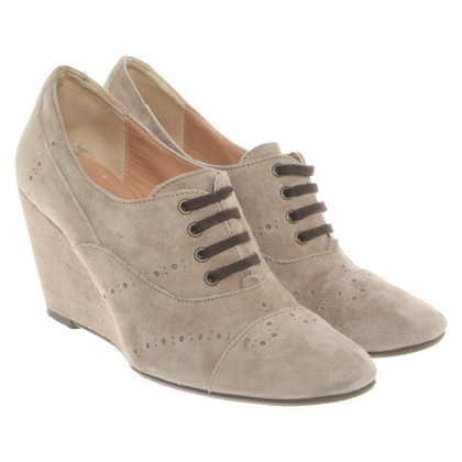 Lottusse Lace-up shoes Suede in Beige