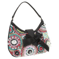 Rena Lange Handbag with sequin embroidery and glass balls