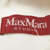 Max Mara Jas/Mantel Wol in Wit