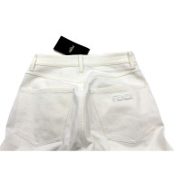 Fendi Trousers Cotton in White