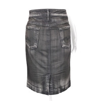 7 For All Mankind Skirt Cotton in Black