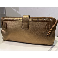 Chloé Clutch Bag Leather in Gold