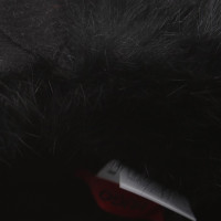 Hugo Boss Fur hat in black