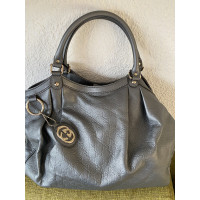 Gucci Sukey Bag en Cuir en Argenté