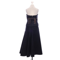 Victoria Beckham Kleid aus Wolle in Blau