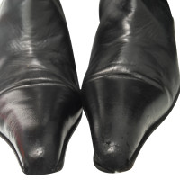 Karen Millen Black leather boots 