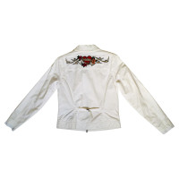 Harley Davidson Jacket/Coat Cotton in White