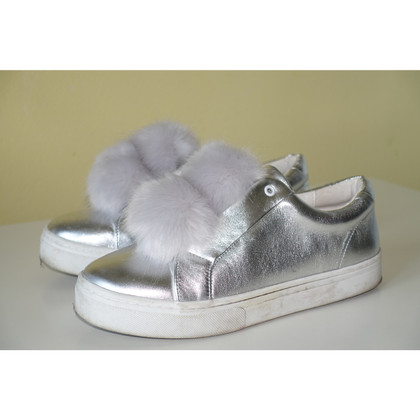 Sam Edelman Trainers Leather in Silvery