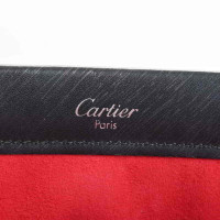 Cartier Trinity Ring aus Leder in Schwarz
