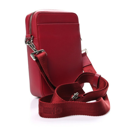 Dior Umhängetasche aus Leder in Rot