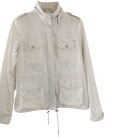 Armani Jeans Jacke/Mantel in Weiß