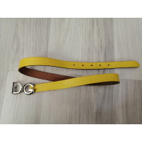 Dolce & Gabbana Belt Leather in Yellow