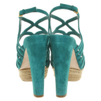 Miu Miu Sandals in Turquoise