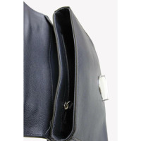 Abro Shoulder bag Leather in Blue