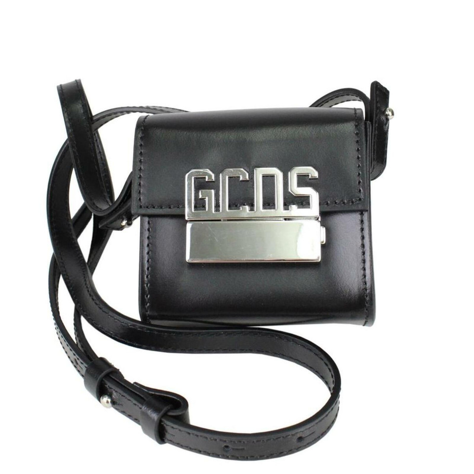 Gcds Shoulder bag Leather in Black