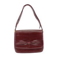 Bally Handbag Leather in Bordeaux