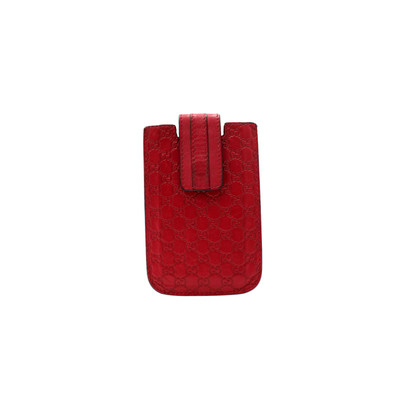 Gucci Accessoire aus Leder in Rot