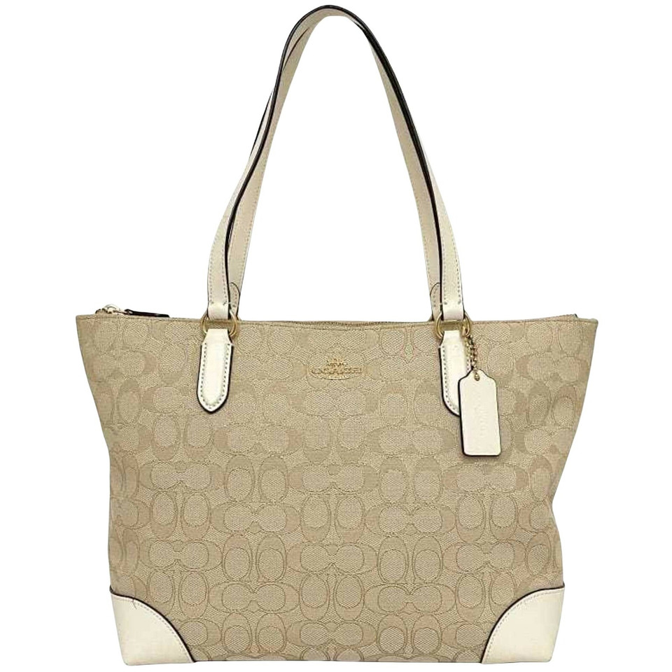 Coach Tote bag Canvas in Beige